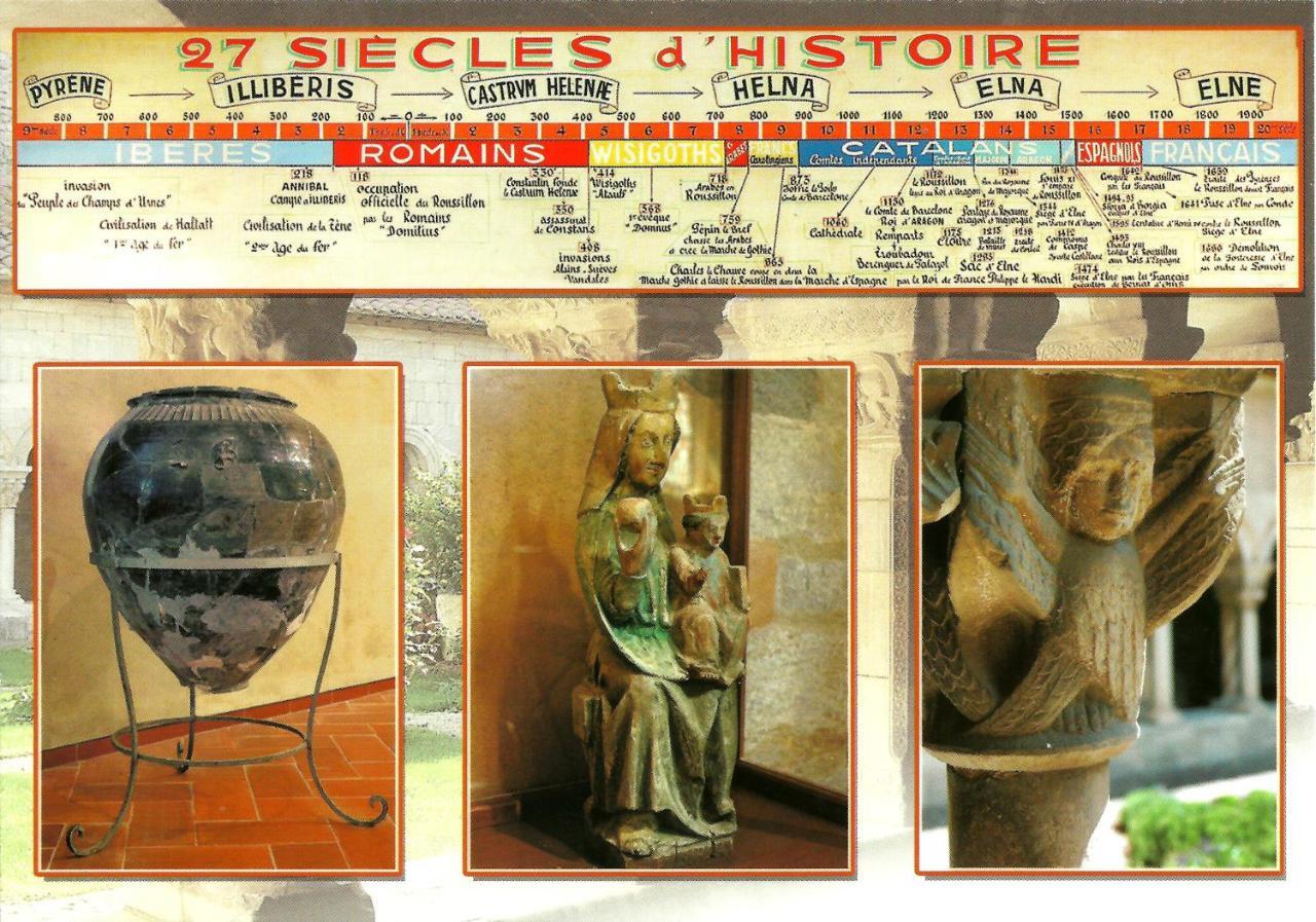 Maison au pied de la cathédrale Elne Esterno foto